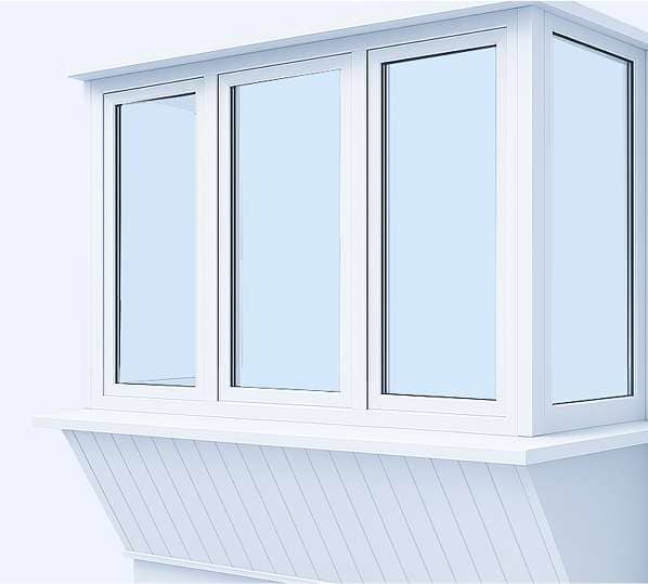 П-образный балкон  с выносом