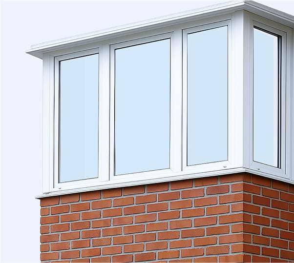 Г-образный балкон от парапета