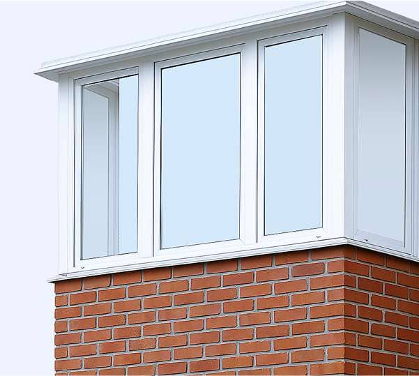 П-образный балкон  от парапета