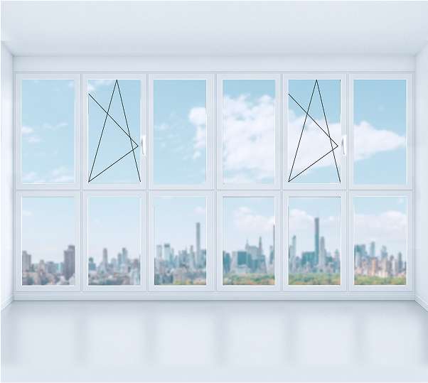 Французское остекление лоджии от пола