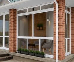 Окна на Входную группу/террасу