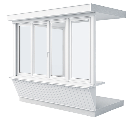 Балкон с выносом