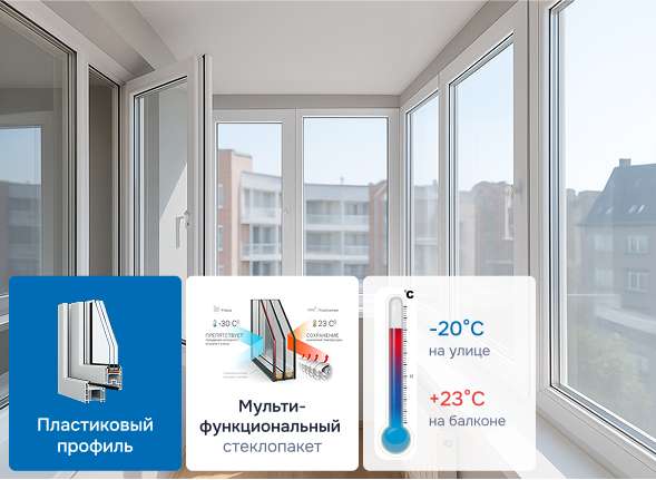 Теплое остекление