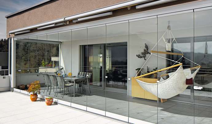 Безрамное остекление